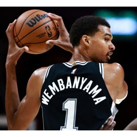 Victor Wembanyama (Nike)-(Spurs)-(Jersey)-(Black)-(New Condition)-(Size:XL)-$100 - Picture 8 of 10